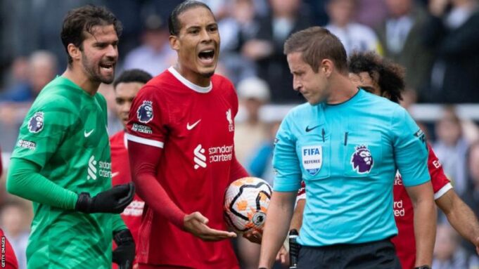 Liverpool defender Virgil van Dijk charged by FA after red card against Newcastle