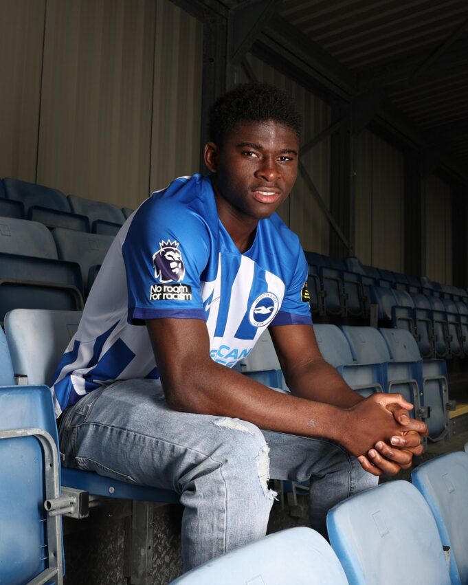 Brighton sign Carlos Baleba from Lille for 27m euros (£23.2m)