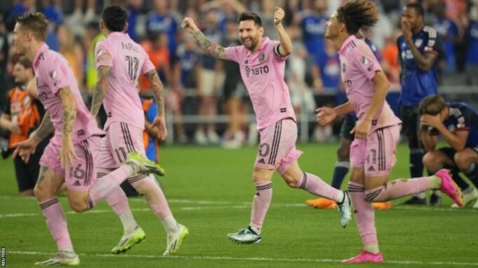 US Open Cup: Lionel Messi scores penalty as Inter Miami win semi-final shootout