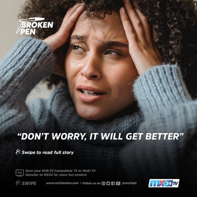 Broken Pen – “Don’t worry, it will get better”.