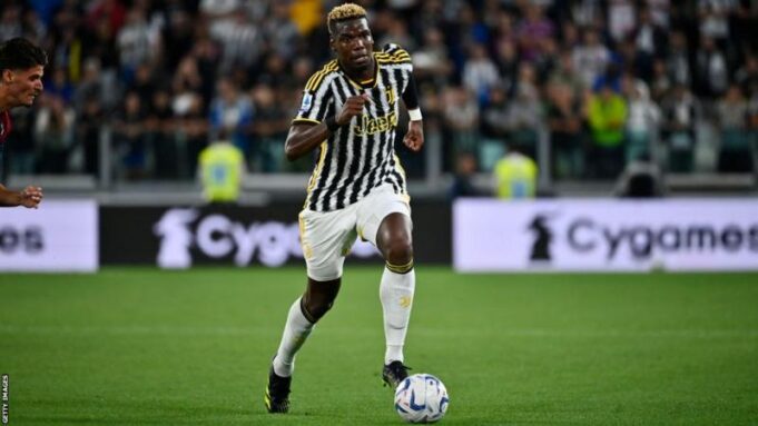 Juventus midfielder Paul Pogba provisionally suspended for anti-doping offence