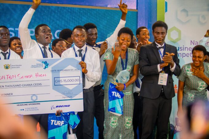 Adonten SHS to represent Ghana in Rwanda after winning the 2023 JA National Business Pitch Competition