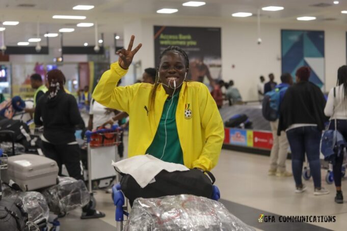 Black Queens touch down in Accra after emphatic win over Rwanda
