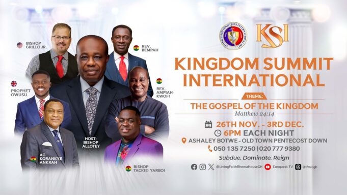 Kingdom Summit International: 2023 edition scheduled for November 26 to December 3