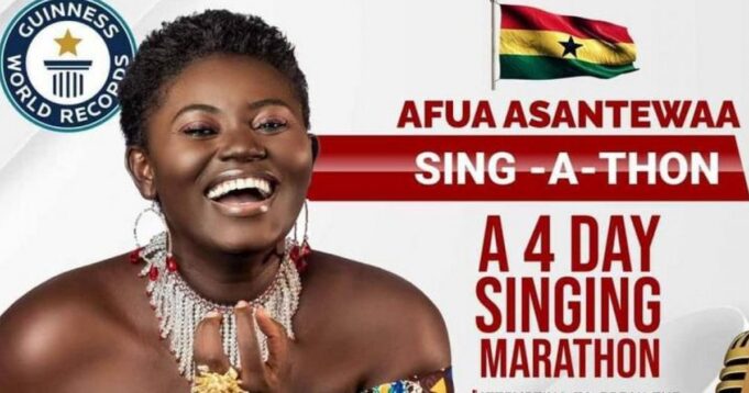Afua Asantewaa sing-a-thon attempt unsuccessful – GWR confirms