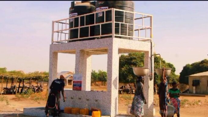Amidu Chinnia installs solar-powered water system to alleviate water crisis in Bujan