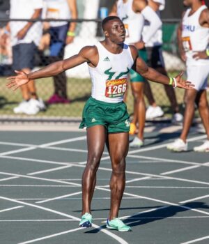 Saminu Abdul-Rasheed shines with Triple Gold, named Most Valuable Performer at AAC Outdoor Championships