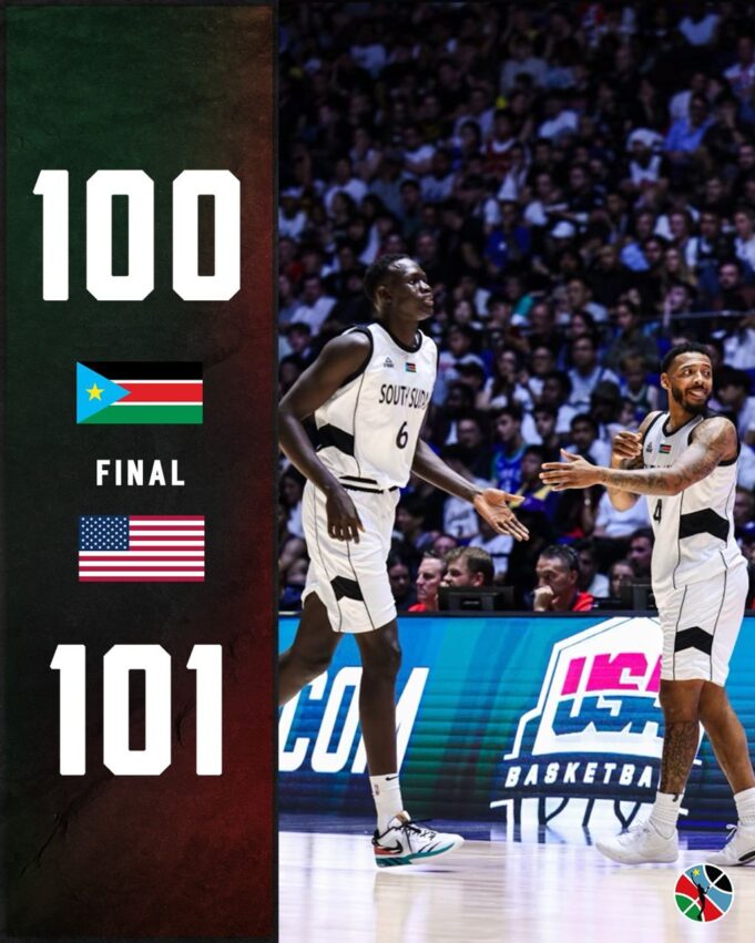USA escapes dramatic upset, edges South Sudan 101-100 in Olympic warm-up