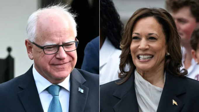 Kamala Harris selects Minnesota Governor Tim Walz to be VP running mate