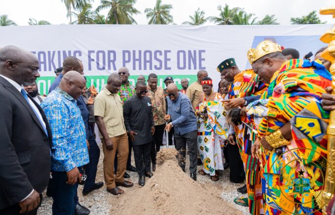 President Akufo-Addo breaks ground for $12 Billion Petroleum Hub Project in Western Region