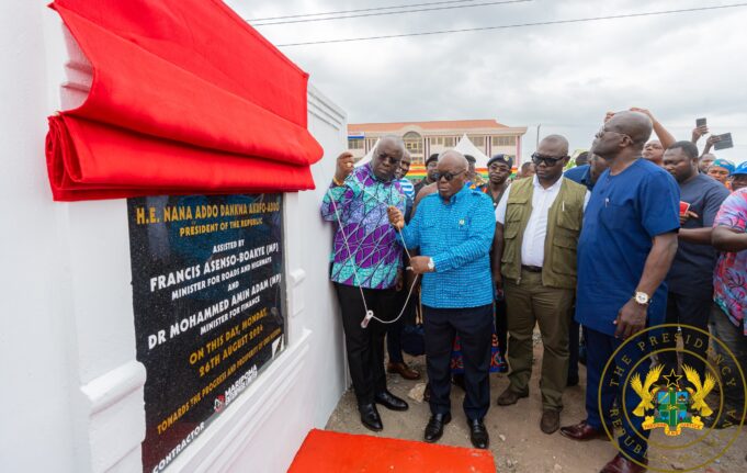 President Akufo-Addo cuts sod for Accra-Tema Motorway expansion project