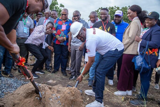 Ghana FA President breaks ground for new 40-bed facility at Ghanaman Soccer Centre
