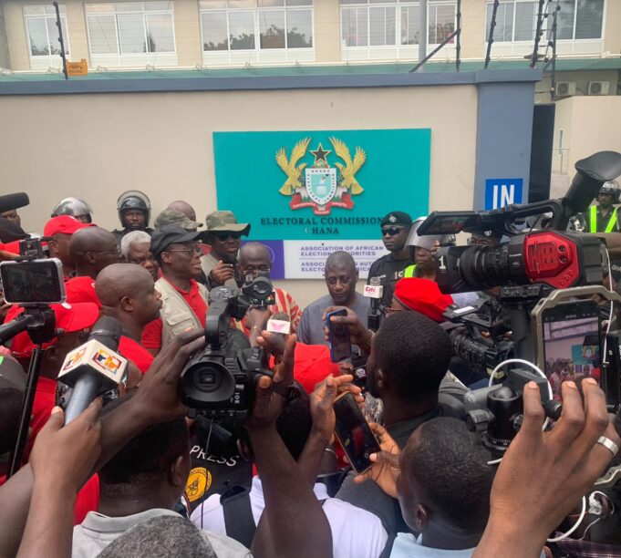 EC acknowledges NDC petition after ‘Enough is Enough’ protest