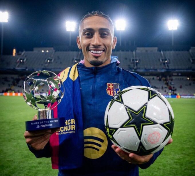 Raphinha’s remarkable hat-trick powers Barcelona to a commanding victory over Bayern Munich