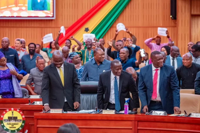 NDC assumes majority in Parliament with 136 seats against NPP’s 135