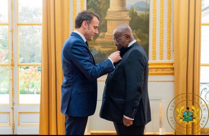 France confers “Grand Officier de la Légion d’Honneur” on Akuffo – Addo
