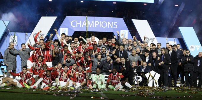 Abraham’s last-gasp goal seals Supercoppa victory for Milan