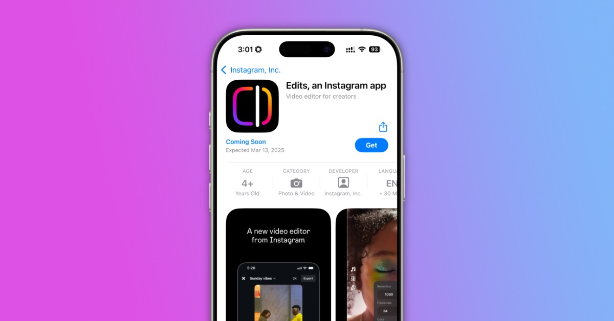 Instagram Previews ‘Edits’ Mobile Video Editing App