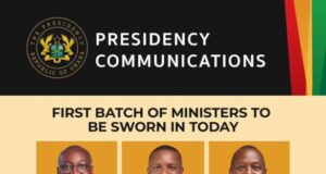 President John Mahama swears in first batch of Ministers