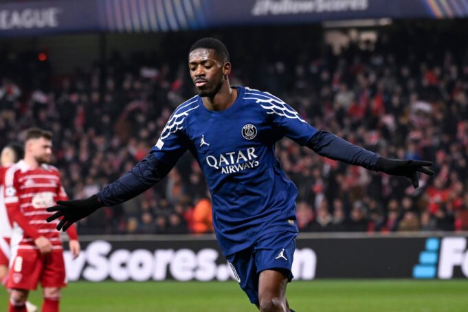 PSG triumph as Dembele dazzles against Brest