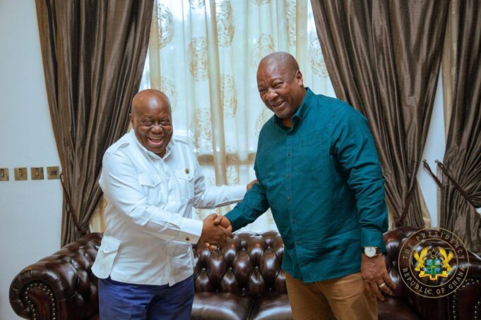 Mahama and Nana Addo celeberate Easter Sunday together in Kwahu
