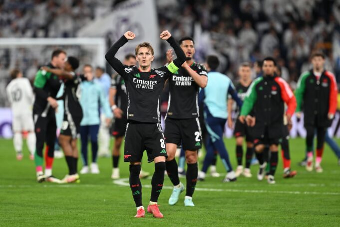 Saka and Martinelli fire Arsenal past Real Madrid in UCL thriller