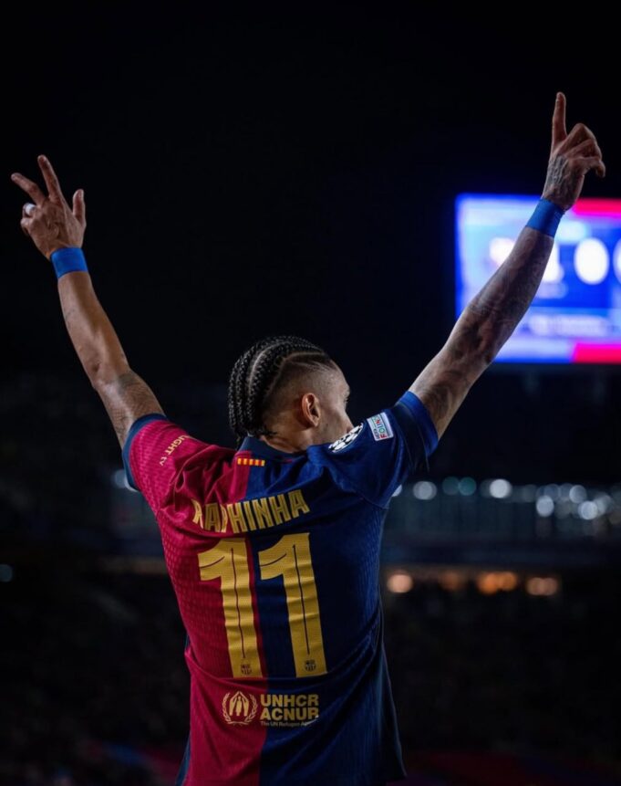 Raphinha matches Messi’s record as Barcelona crush Dortmund in UEFA Champions League Quarter-Final first leg