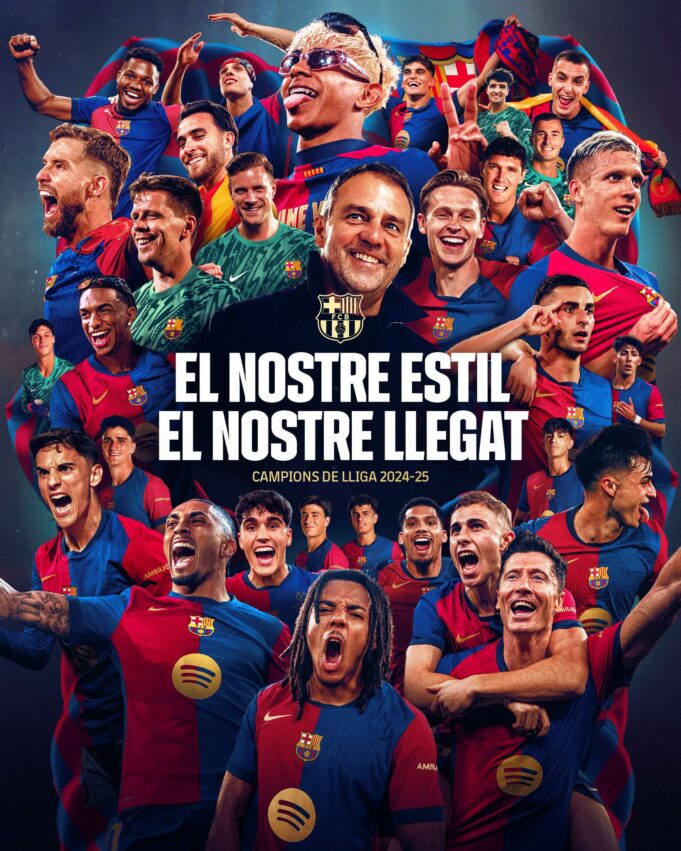 Barcelona crowned La Liga Champions in Hansi Flick’s debut season