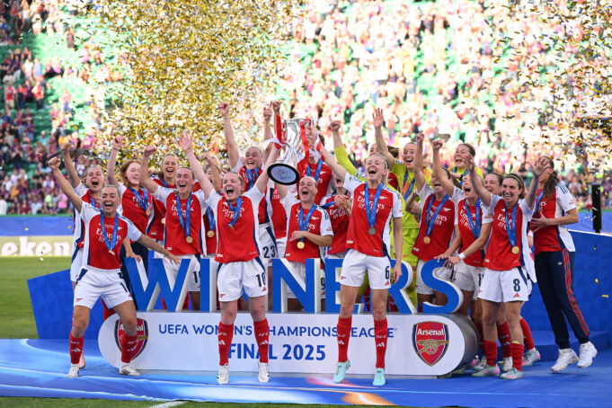 Arsenal women beat Barcelona to Win Champions League title