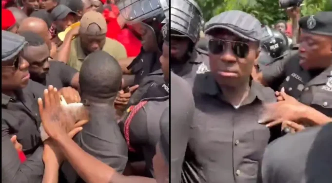 ‘I was merely protesting Police Officer’s conduct’ – Afenyo Markin recounts alleged Police assult