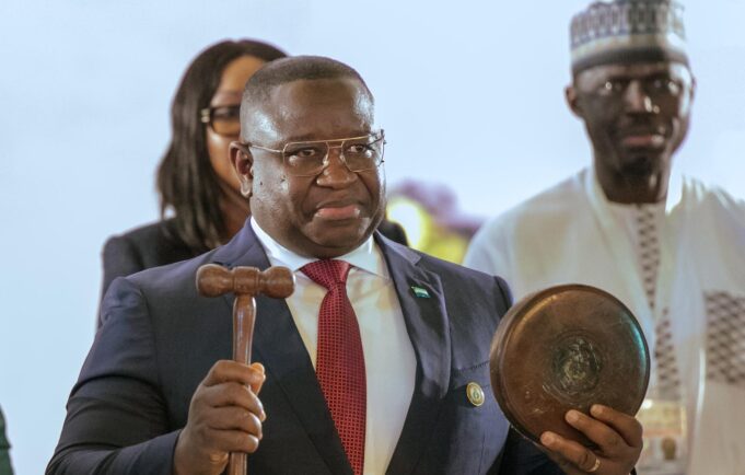 Sierra Leone President takes over from Tinubu as ECOWAS President