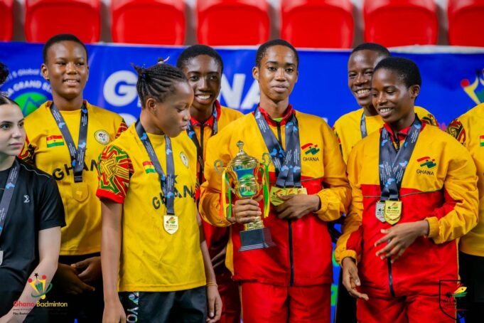 Ghana wins 5 gold medals at U-15 badminton championships