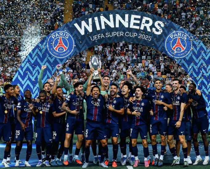 PSG stun Spurs with late fightback to claim UEFA Super Cup on penalties