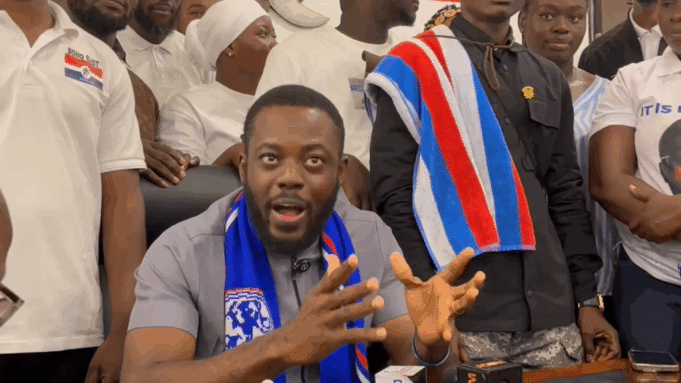 NPP Youth Organisers Pick Nomination Forms for Dr Bawumia at Party Headquarters