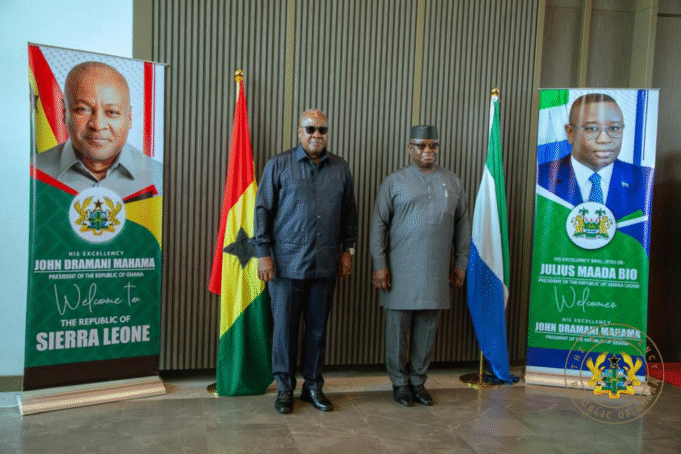 Sierra Leone’s President visits Ghana to mourn victims of Military Helicopter Crash
