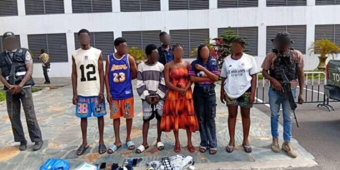 Police arrest 10 for running fake food delivery scams targeting online customers
