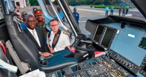 Ghana receives first of four new military helicopters to boost air capacity