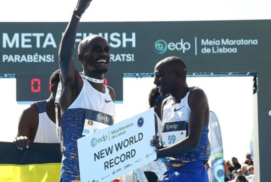 Jacob Kiplimo breaks half Marathon world record in Lisbon
