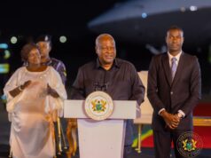 Mahama returns to Ghana after UN adopts landmark slavery resolution