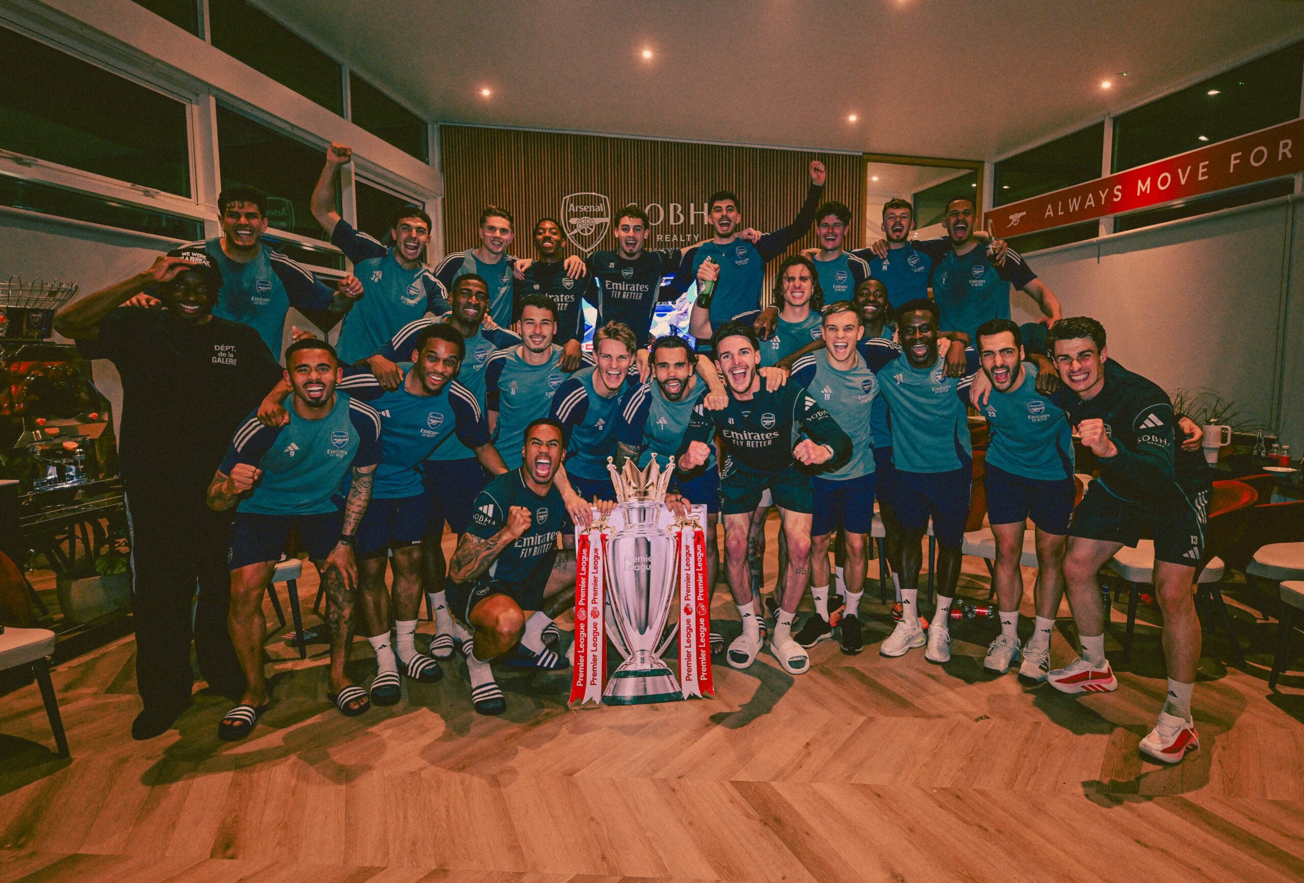 Arsenal win Premier League title after 22-year wait
