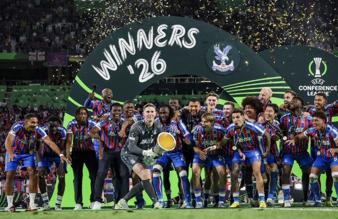 Mateta Goal seals Conference League glory for Crystal Palace