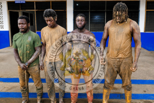 Four arrested over illegal mining along Ankobra River