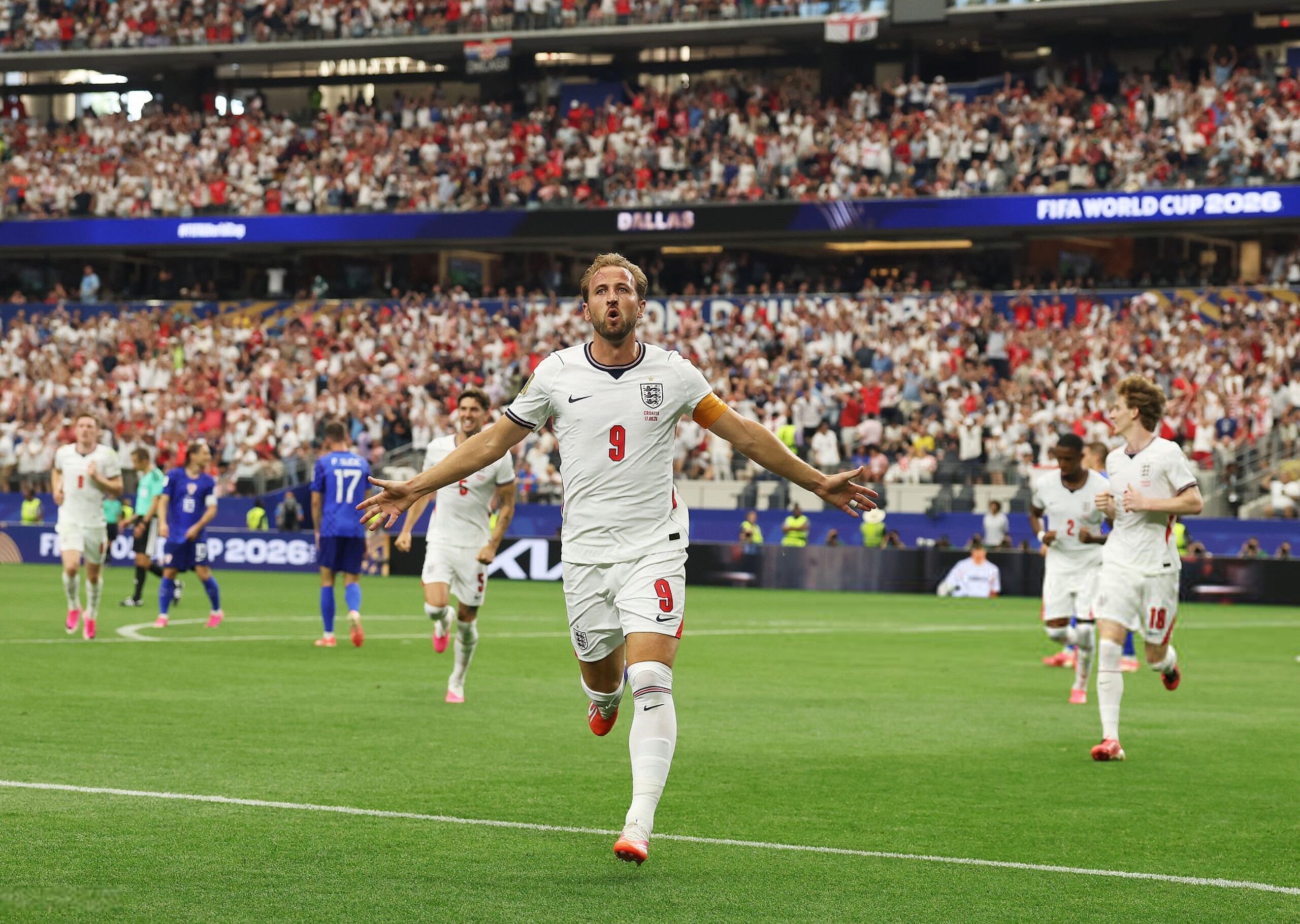 England beat Croatia 4-2 as Kane and Bellingham shine