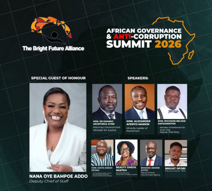 Attorney General, Afenyo-Markin, Dafeamekpor, others to lead 2026 Anti-Corruption Summit