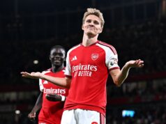 Arsenal fire up title defense with Coventry rout