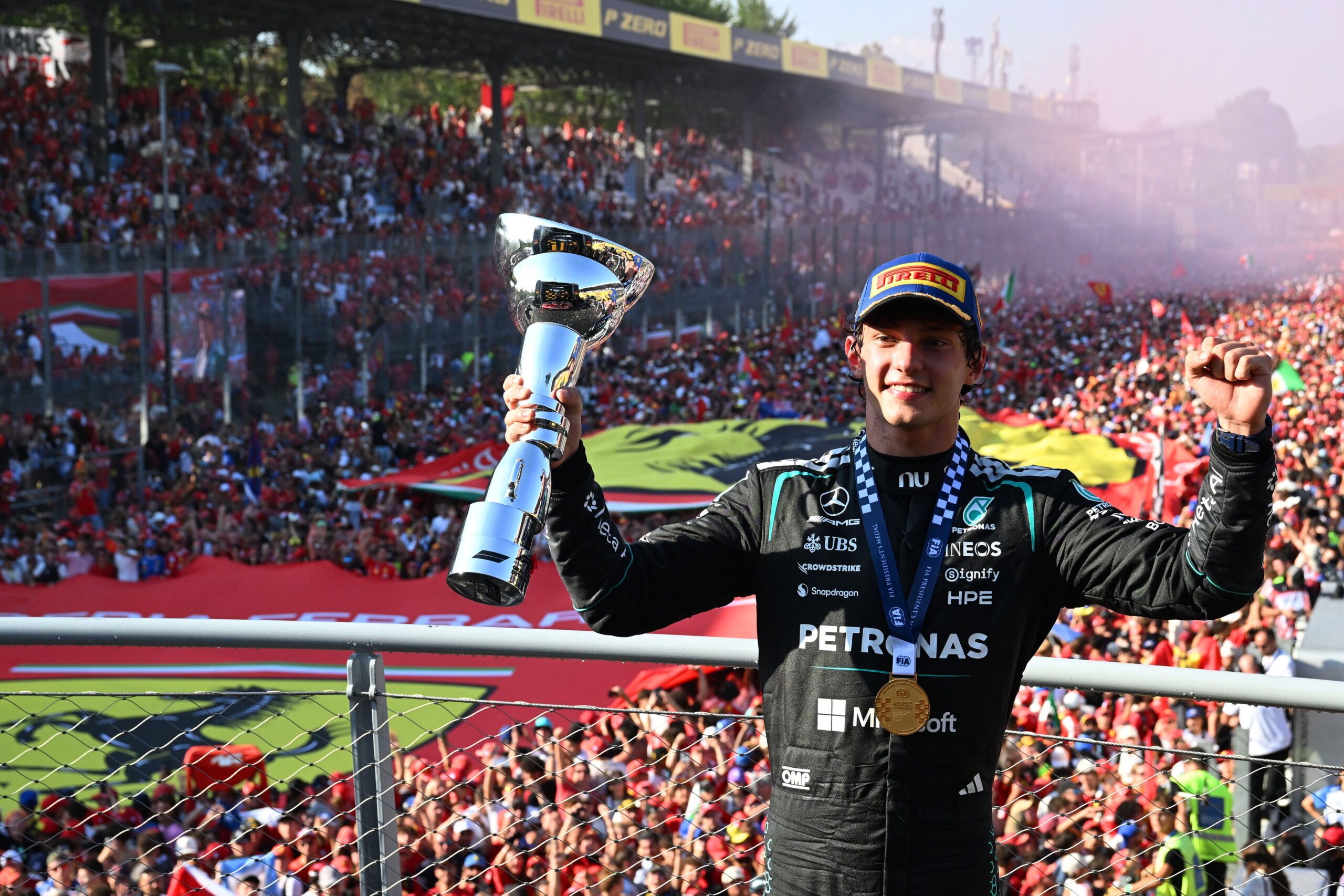 Monza-Kimi! Antonelli stuns F1 with incredible 19th-to-first Italian GP win