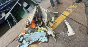 Nigeria air tragedy – Recovery teams probe swamp after air force turboprop crash kills all 25 onboard